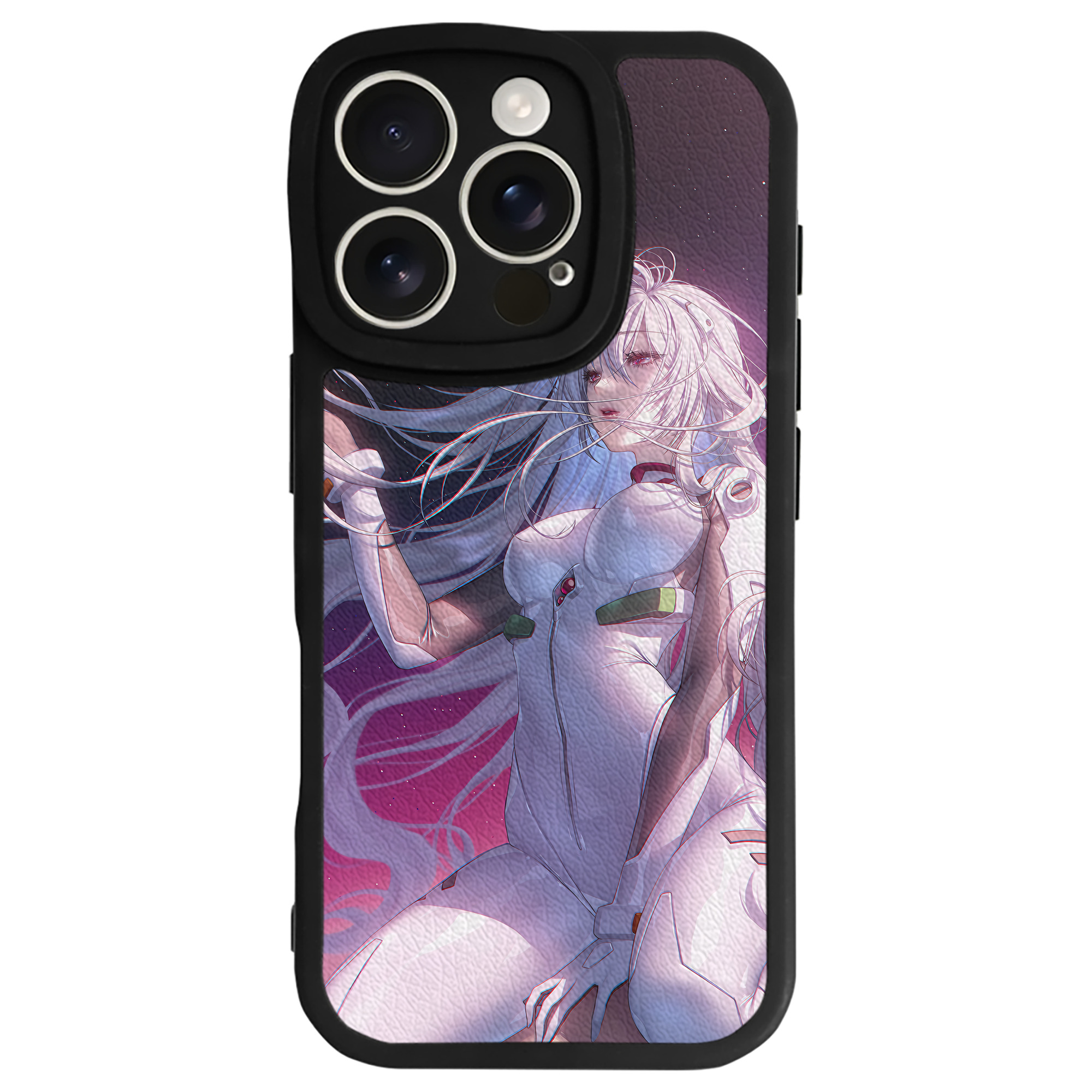 （画像用） EVA 新世紀エヴァンゲリオン 【iPhone 16シリーズ対応】シリコンスマホケース（レザー調） 材質：シリコン